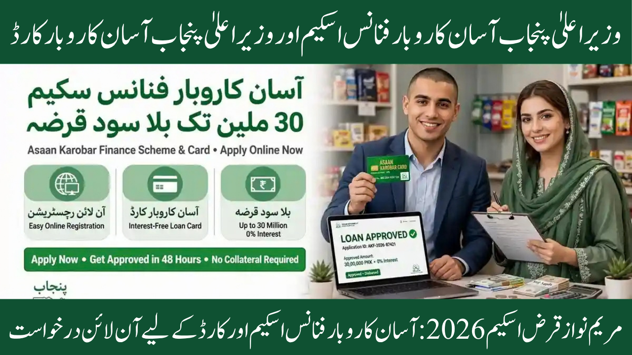 Maryam Nawaz Loan Scheme 2026